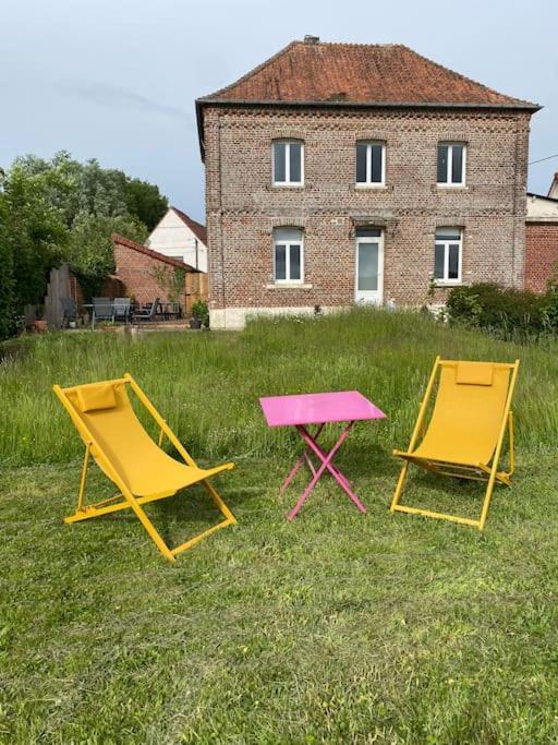 Ligny-sur-Canche Gite De L'Ancienne Ecole Et Mairie מראה חיצוני תמונה